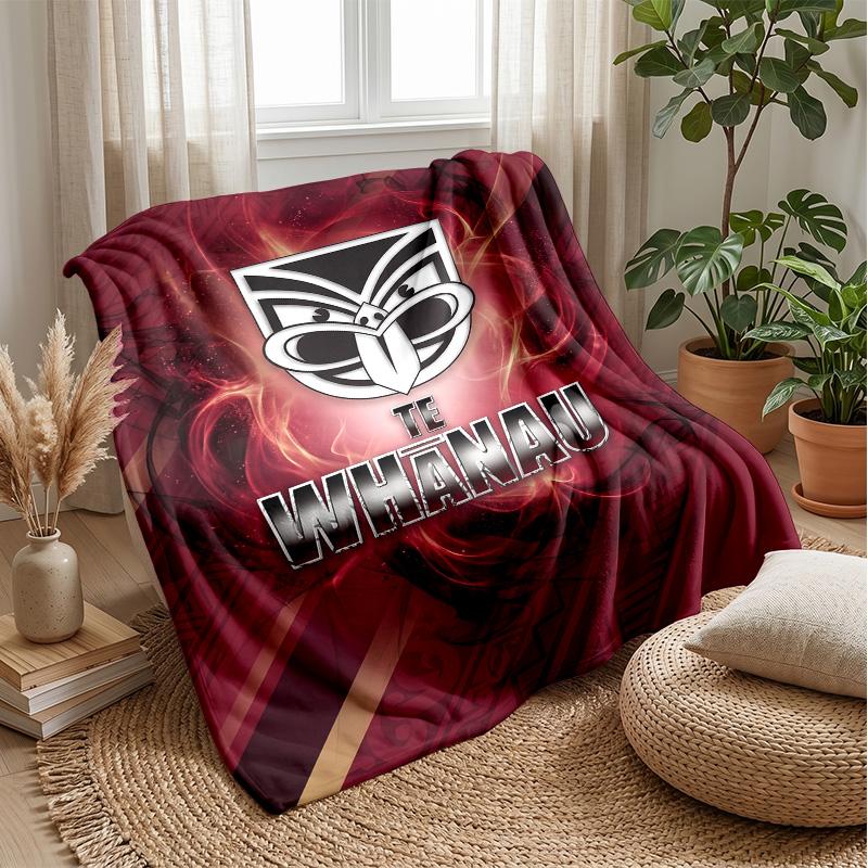Coperta in Flanella Pile Wigan Warriors Coperta Calda e Accogliente per Divano Letto Viaggio Uso in Tutte le Stagioni