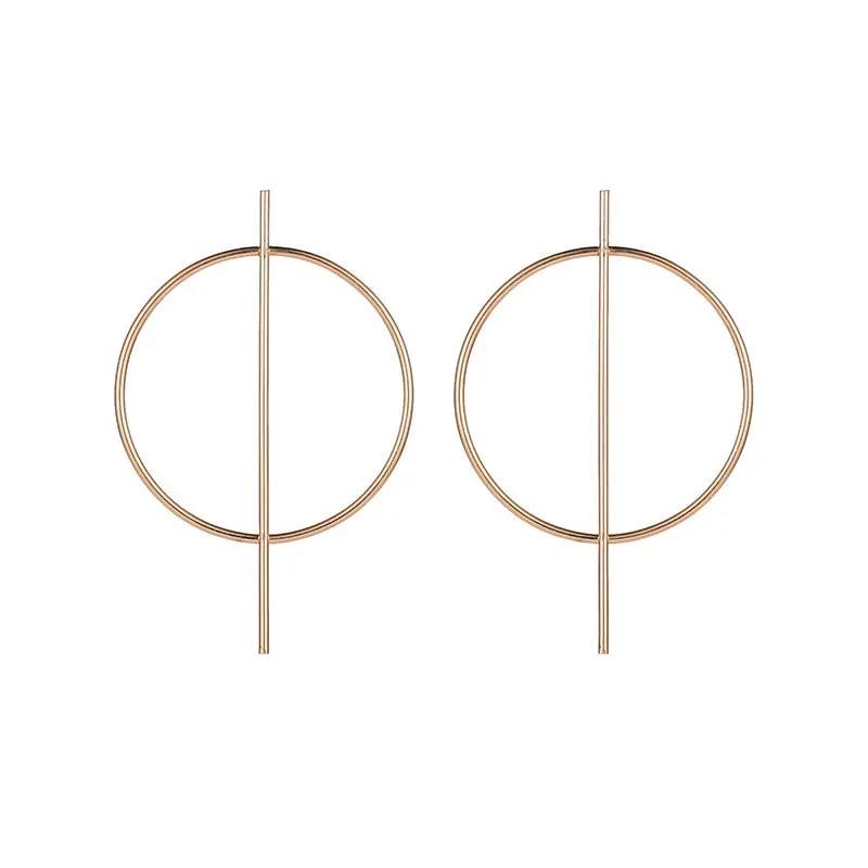 Fashion Statement Earrings 2019 Big Geometric Round Earrings For Women Hanging Dangle Earrings Drop Earing Modern Female Jewelry