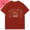 New 2026 Stegosaurus Archaeology Print TShirt Unisex Loose Plus Size Crew Neck Short Sleeve Casual Dino Graphic Tee Hot Sale