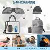 Portable Air Pillow for Neck, Travel, and Office Use, Compact, U-Shaped, Includes Storage Bag (Dark Gray)