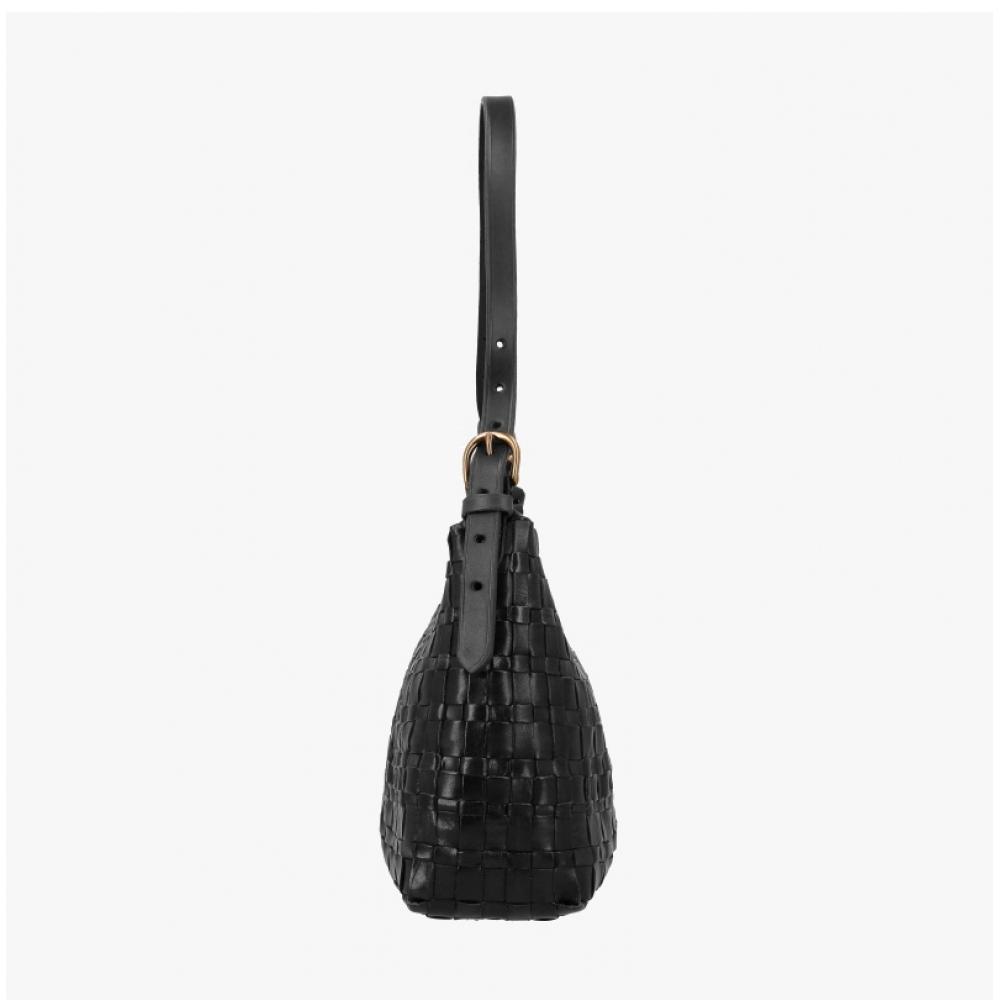 Dragon Diffusion Hobo Selvedge Shoulder Bag 8170 Black