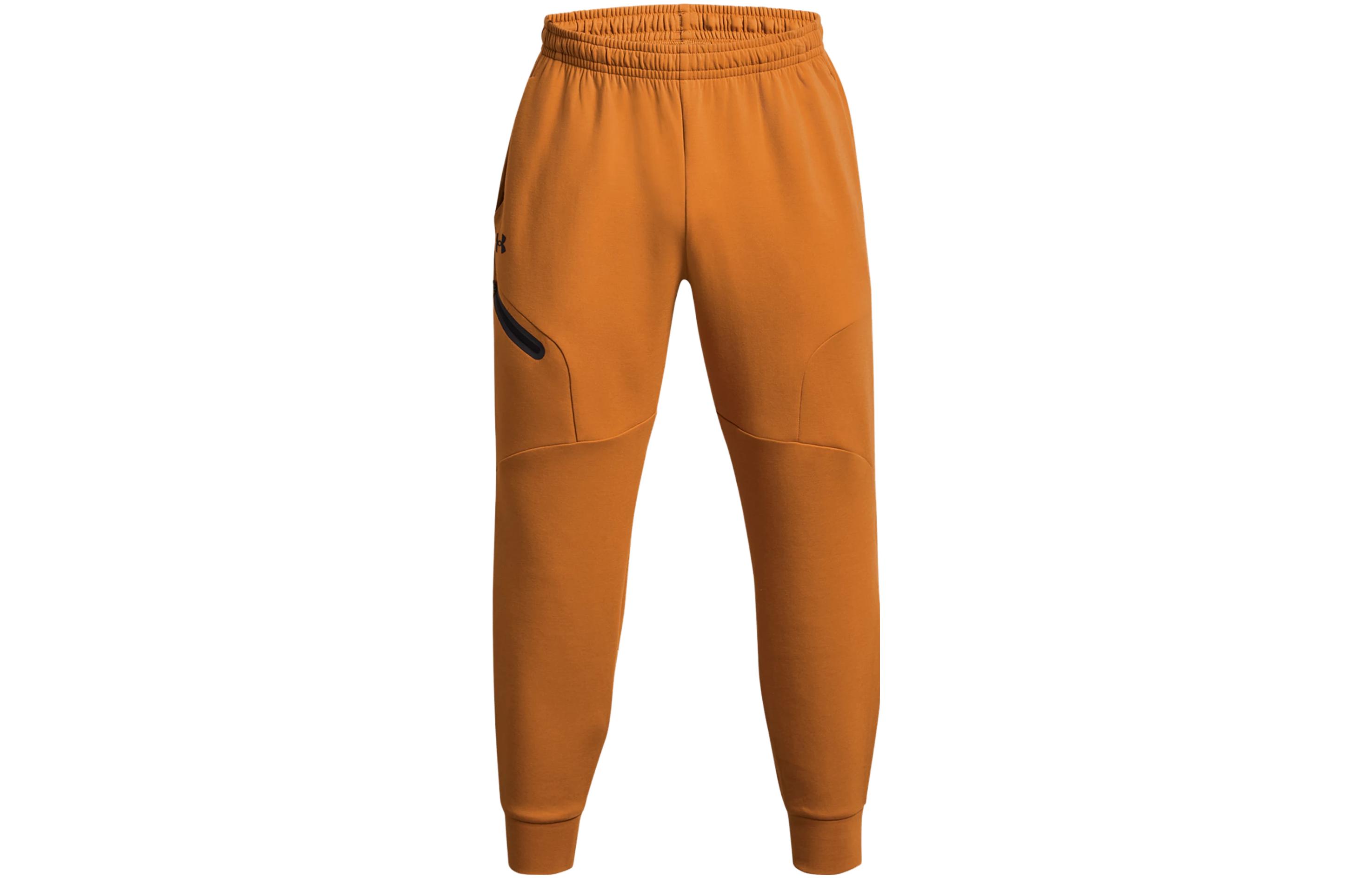 Under Armour Unstoppable Casual Pants Men s Orange Moderate Cuffed Pants 1379808-802 M
