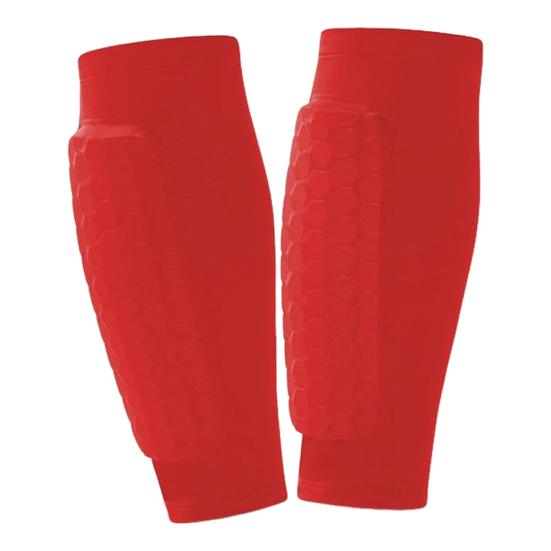 Soccer Shin Guards for Kids Youth Adult Calf Compression Sleeve with Honeycomb Pads Protective Gear for Football Soccer
