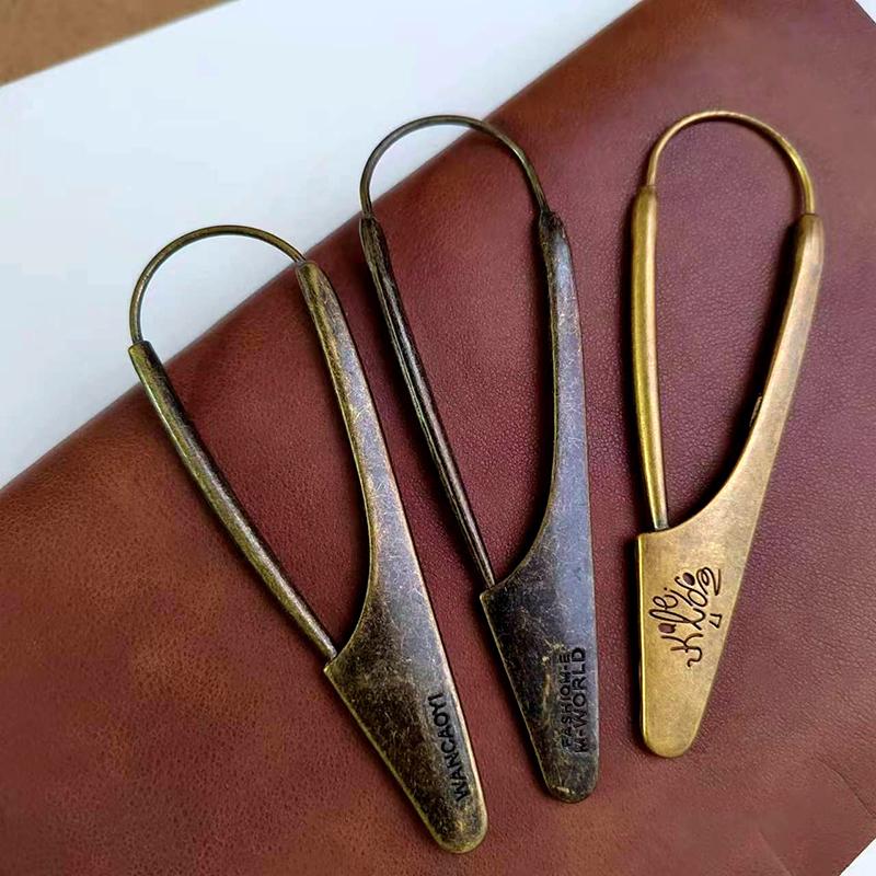 Retro Bronze Large Pins For Clothing Metal Safety Pins Jeans Dress Scarf Adjustable Pins