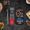 Smart Meat Thermometer Wireless Meat Thermometer Long Range Digital Food Thermometer Barbecue Thermometer for Smoker Rotisserie