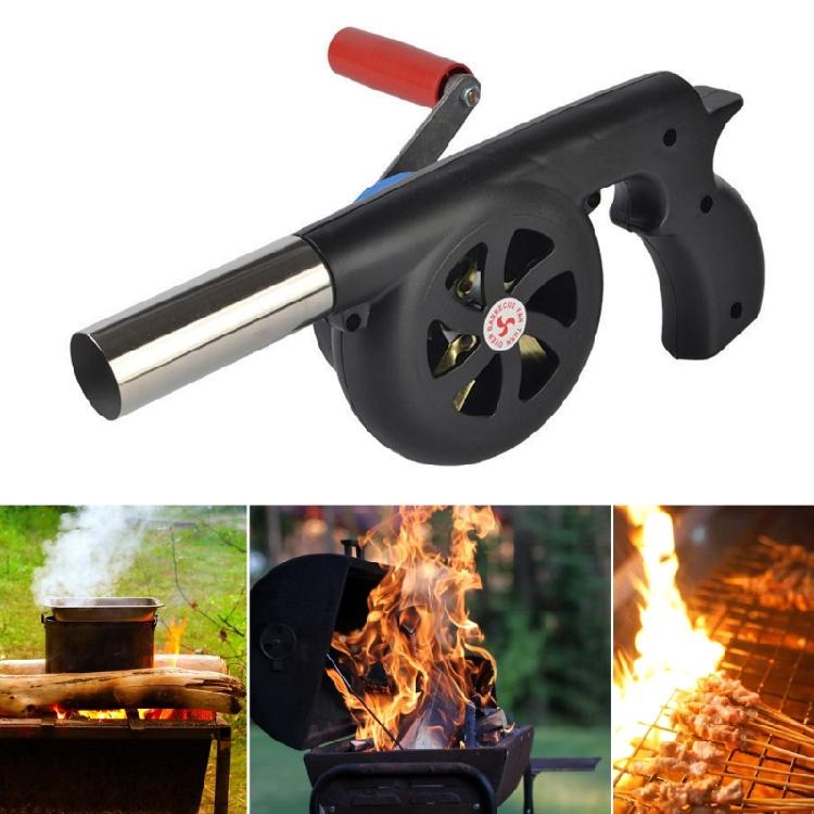 BBQ Fan Air Blower Barbecue Fire Bellows for Picnic Camping Cooking Accessories