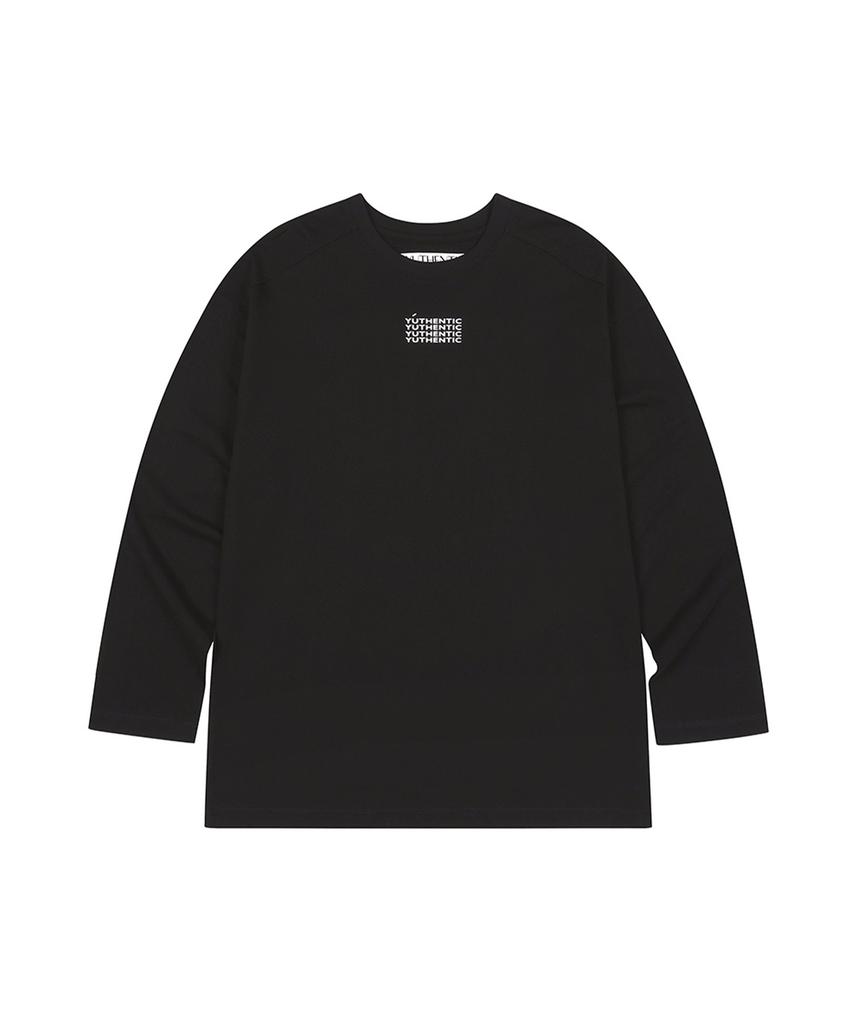 Yusentig Logo Boxy T-Shirt Black Oe3Ae10910