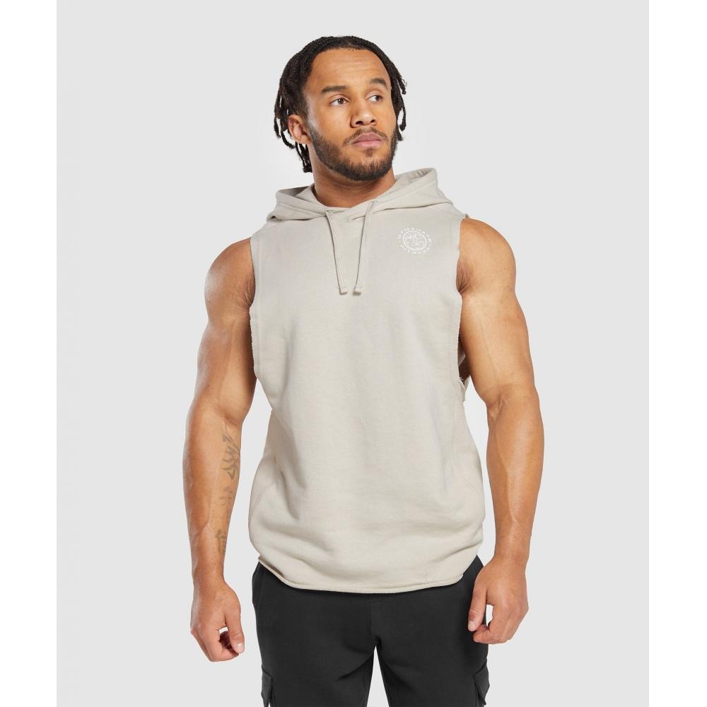 

Толстовка GYMSHARK Legacy с капюшоном Pebble Grey A5A2V GB7P