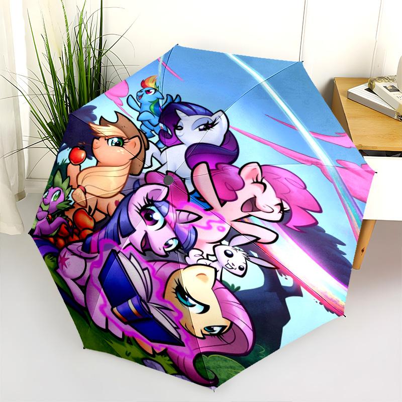 Twilight Sparkle Magic Folding Umbrella Suitable For All Seasons Suitable For All Seasons Outdoor Gift Light