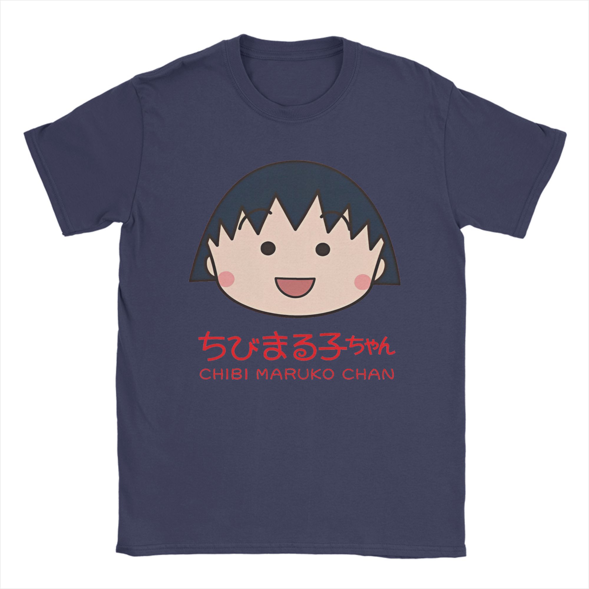 

Casual Chibi Maruko-chan Sakura Momoko T-Shirt Men Cotton T Shirts Cute Cartoon Short Sleeve Tee Shirt Graphic Printed merch 3XL