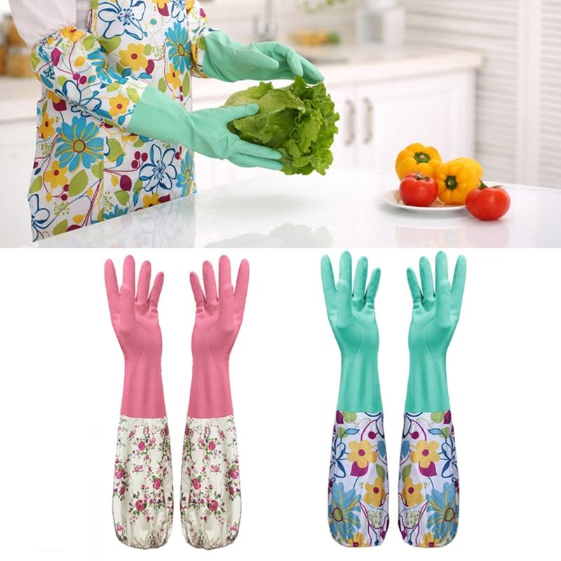 Kitchen Cleaning Gloves 1 Pairs Bowl Pot Spoon Shovel Dish Plate Cleaning