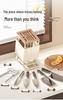Anti-Mold Multifunctional Knife Holder and Kitchen Countertop Storage Rack