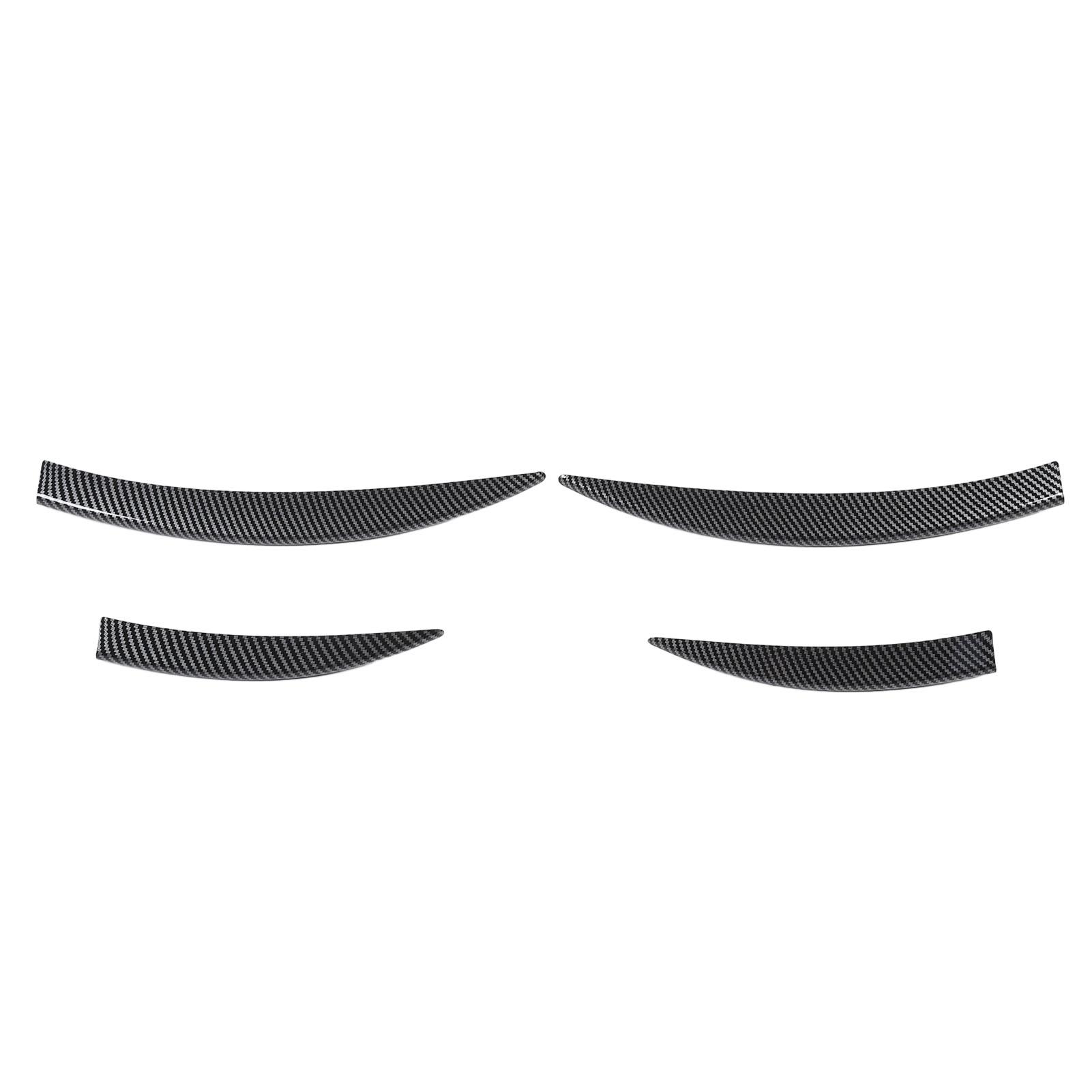 

Front Corner Mesh Grill Molding Side Air Vent Fog Lights Exterior Cover Trims Replacement for Benz