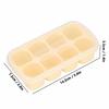 With Lid Ice Cube Mold 8 Grid Large Ice Cube Tray Reusable Ice Cube Tray  Freezer Use