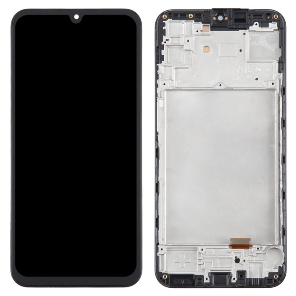 Für Samsung Galaxy A15 4G A155/A15 5G A156 Grad C LCD-Bildschirm und Digitizer-Baugruppe+Rahmen (In-Cell-Technologie) (Ohne Logo)