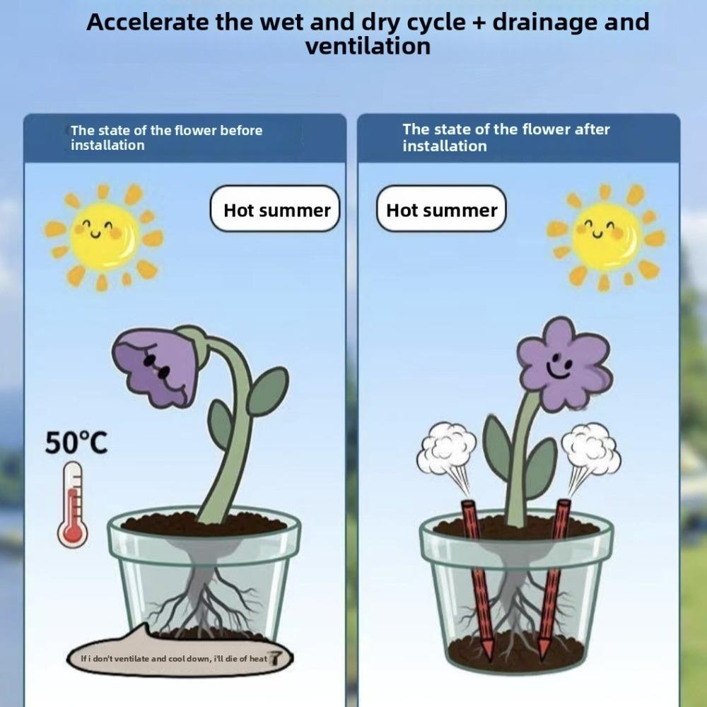 Potted Plant Drainage Pipes Prevent Root Rot Improve Drainage For Indoor Outdoor Garden Root Ventilation Supplies