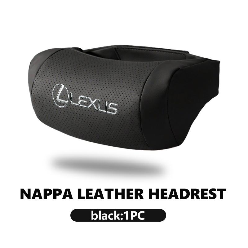 Car Seat Headrest Leather Neck Pillow Head Support Car Interior Accessories For Lexus IS350 ES350 IS250 IS460 IS220h IS300 LX570