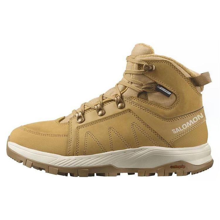 

SALOMON Women s Outchill Thinsulate CSWP Taffy Almond Milk 473282 40