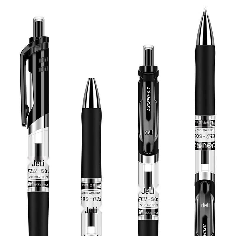 deli S02 0.7mm Retractable Gel Pen