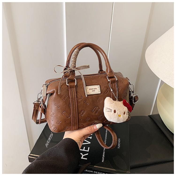 IELGY Ladies Messenger Bag Autumn Winter Retro Shoulder Fashion Boston Bag
