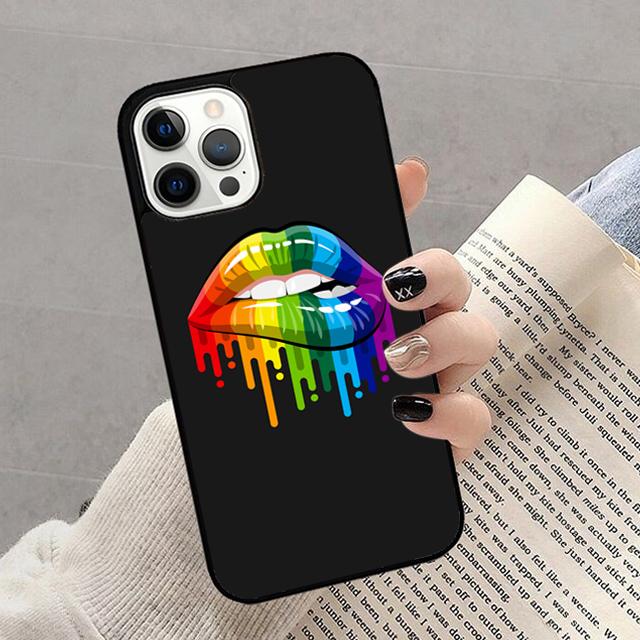 Autumu Gay Lesbian LGBT Rainbow Pride Phone Case Cover for iPhone 17 Air 16 16e 15 12 11 13 14 Pro Max Plus Coque