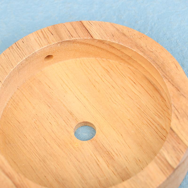 10Cm Wooden Light Canopy Kit Wood Lamp Bases Ceiling Panel Chassis Lamps Lighting Accessories Vintage Chandelier Ceiling Plate
