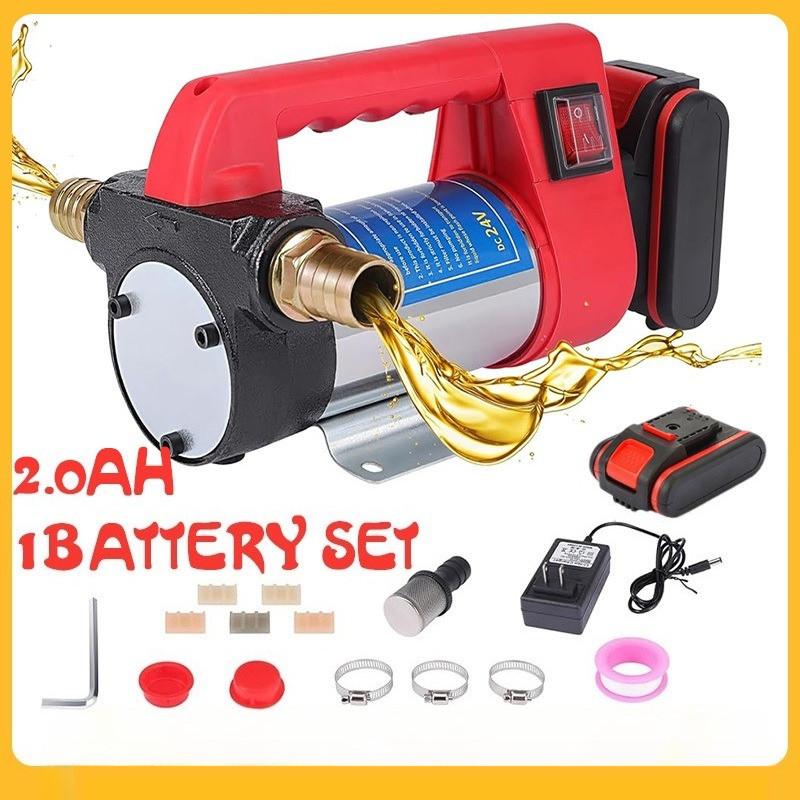 Cordless Electric Fuel Transfer Pump Oil Commercial Self-priming Extractor Pump Motor Auto Diesel Kerosene Extraction Pump