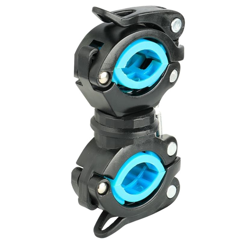 Flashlight Mount Holder,Universal Bicycle Led Light Mounting Holder 360°-Rotation Clip-Clamp for Flashlight,Cycling