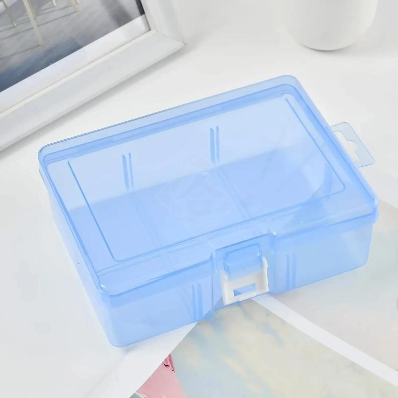Transparente Kunststoff-Aufbewahrungsbox, Mehrzweck-Organizer für Schmuck, Werkzeug, Bastelbedarf, Kosmetik & Kleinteile