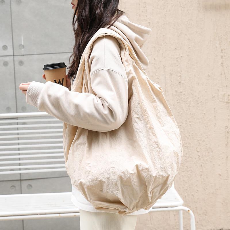 

Large Tote Bags for Women Casual Ruched Women Shoulder Bag Canvas Hobos Designer Handbags Big Cloud Shopper Purses Clutch 44x20x30cm