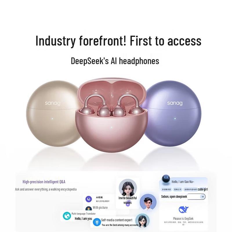 SANAG S6S Pro Open-Ear Clip Bluetooth Headphones