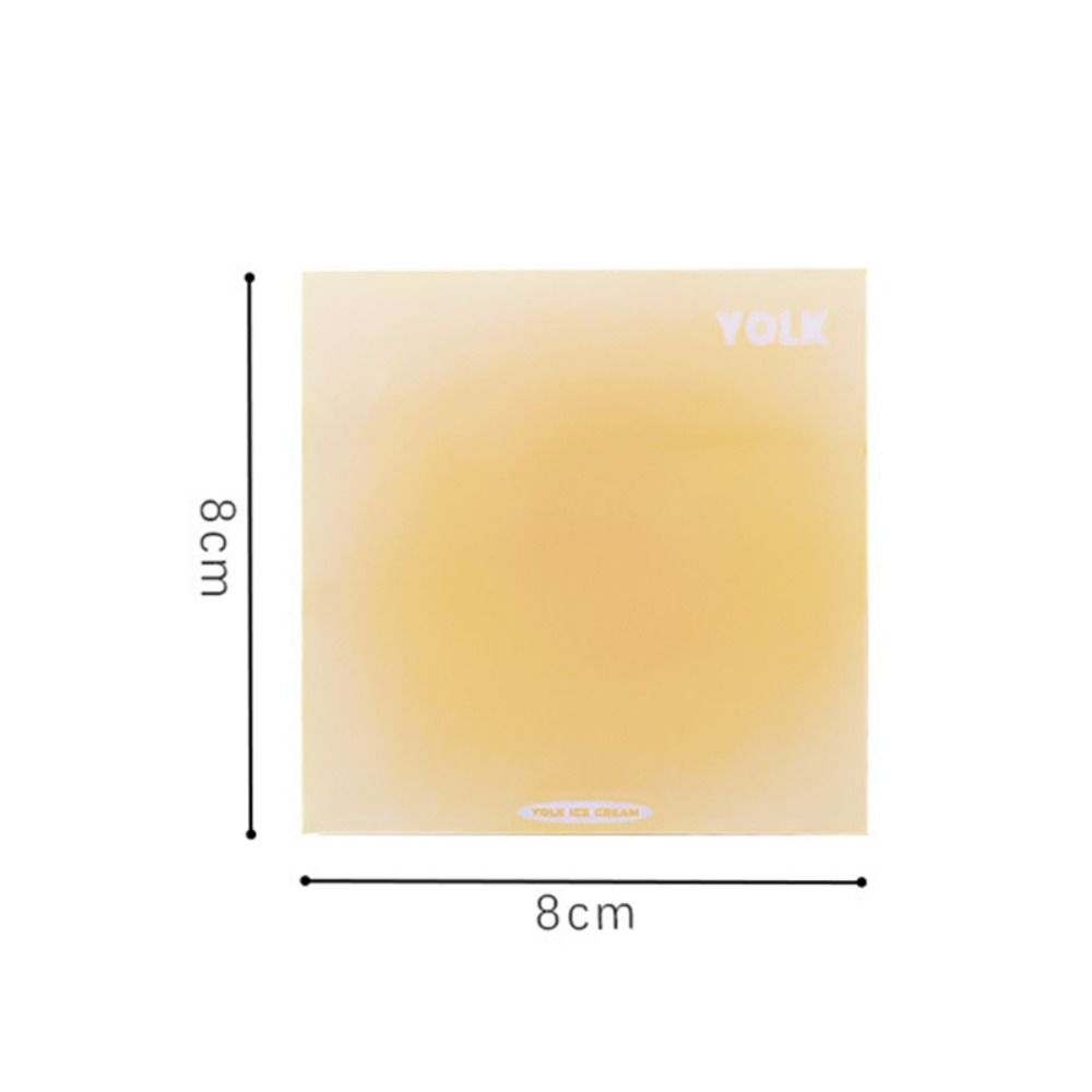 80Sheets Gradual Halo Sticky Notes Colorful Note Paper Fashion Memo Pad Sticky  Gift