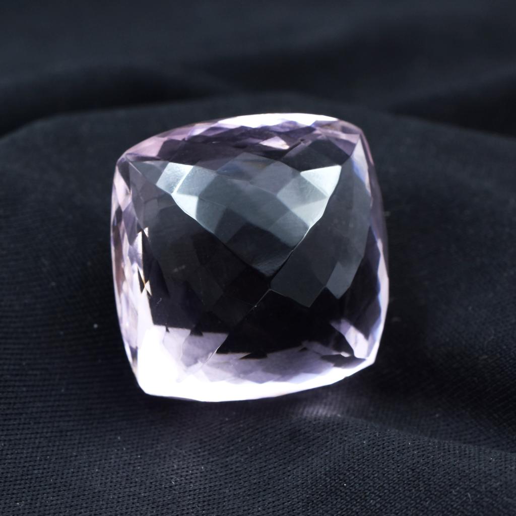 Pink Sapphire Lab-Created 79.70 Ct Square Cushion Cut CERTIFIED Loose Gemstone AR-1294
