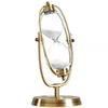 Glas Sanduhr Ornament Goldener Kodex Rotierender Sanduhr Timer Zuhause Luxus Ornament Kreative Fließender Sand Dekoration Geschenk