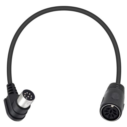 Poyiccot DIN 8-Pin Cable, DIN 8-Pin Male To Female Extension Cord, MIDI Extension Cable with S-Terminal Connectors for Speaker Cables, Compatible with