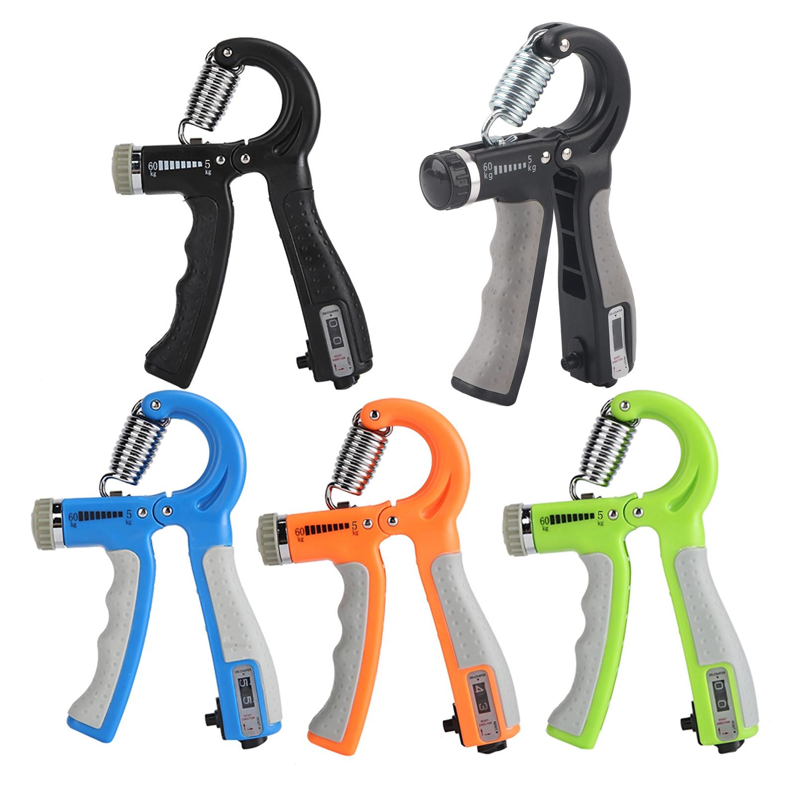 

5‑60kg Hand Grips Strengthener Adjustable Arm Strength Exercise Training Tool Blue