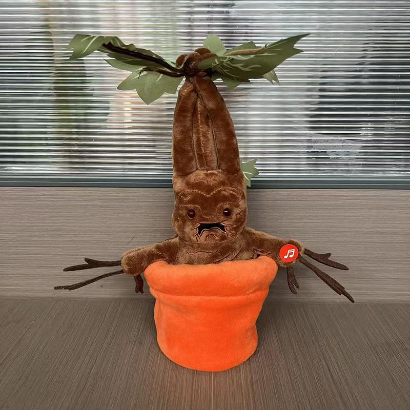 Musical Doll Mandrake Plush Toy Cartoon Soft Stuffed Anime Plush Doll For Christmas Gift Home Decoration Fans Collect Gift