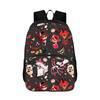 Hazbin Hotel Kids Backpacks Boys Girls Student Birthday Gift Child School Bags Large Capacity Camping Durable Rucksack