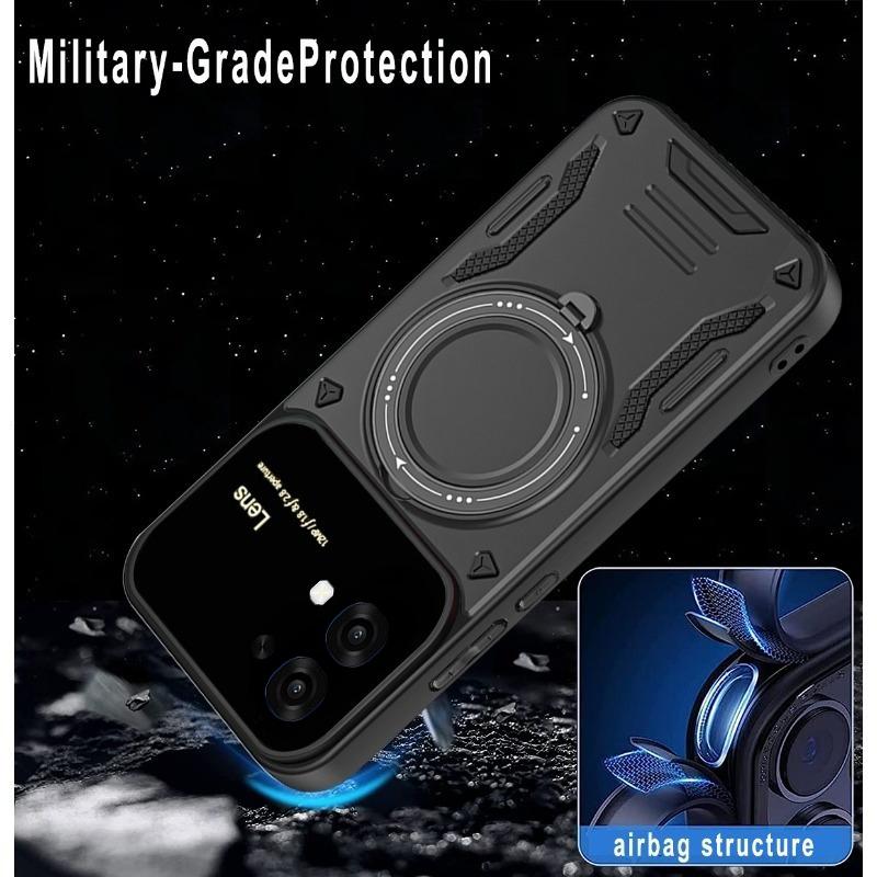 For OPPO A6 Pro case Shockproof Armor Bumper Stand with Holder Ring Cover casing For OPPO A6 Pro Phone casing