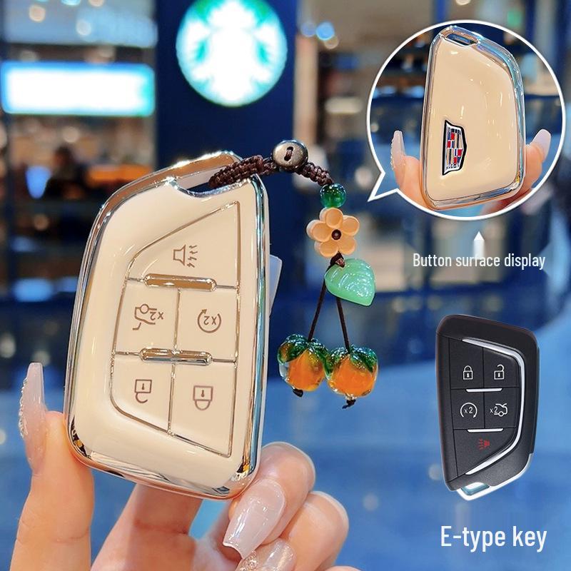 Cadillac Schlüsseletui für XT4, XT5, CT5, CT6, CT4, ATSL und GT4 - Speziell für Frauen entwickelt