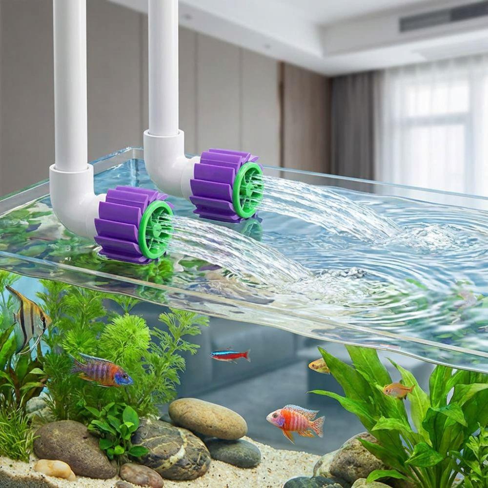 Plastic Fish Tank Wave Maker Rotary Type Wave Making Nozzle  Underwater Environment