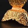 Tibetan Tribute Buddhist Bowl, Golden Tibetan Furnishing, Toba Tantric Alloy Handicraft, Buddhism Collection, Home Gift