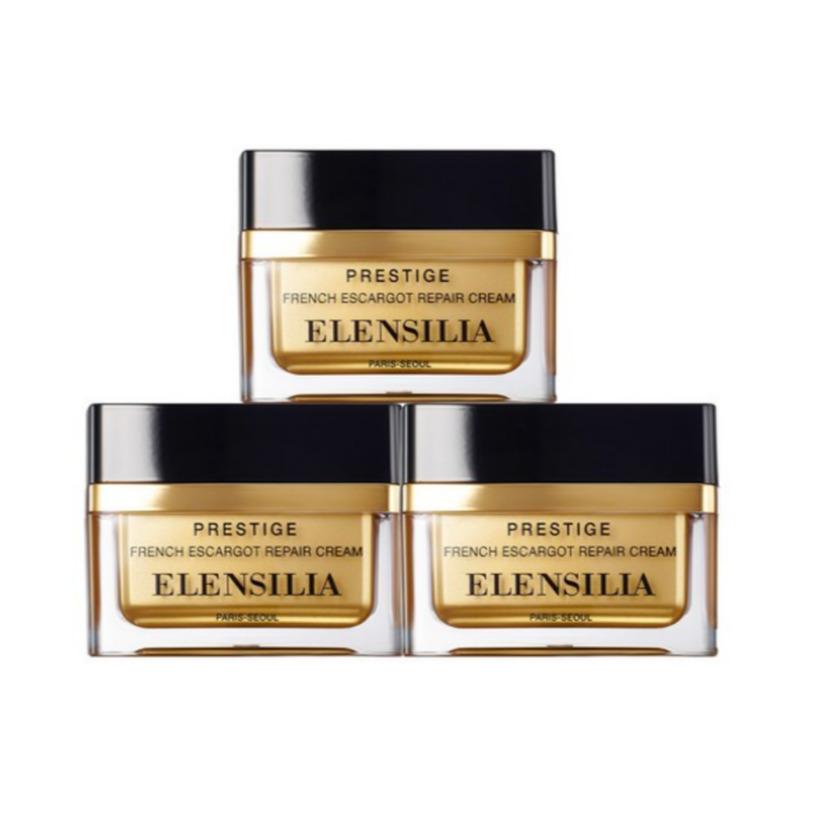 Elensilia Prestige French Escargot Repair Cream 50g 3ea Korea Beauty