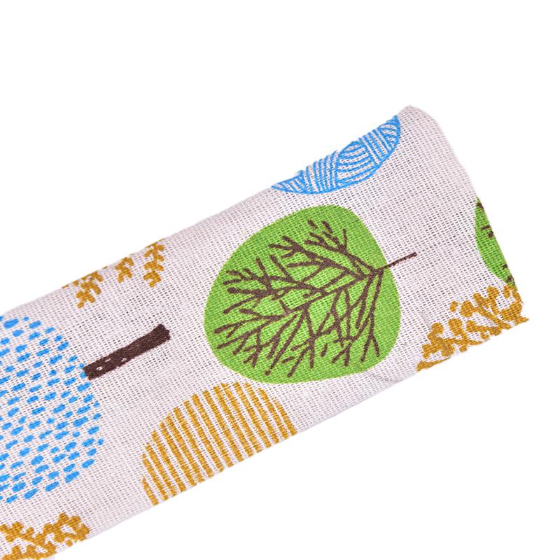 Cutlery Case Drawstring Bag Portable Tableware Bag Cotton Linen Travel Spoon Bag