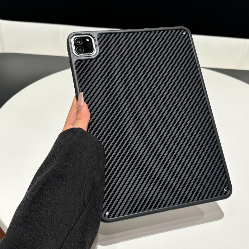 

Чехол для iPad Air 11 4-го 5-го 10.9 Чехлы Ipad 7-го 8-го 9-го 10.2 10-го 11-го Pro 11 Поколения Текстура Углеродного Волокна Жесткая Крышка Ударопрочный Air 4th 5th 10.9