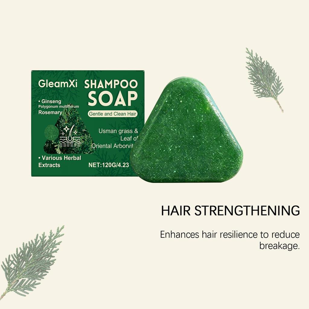 Usman Hair Mask,Shampoo Bar,Hair Oil Nourishing Oil Scalp,Usman Shampoo Cleanses Hair Itching Control Cypress Care Leaf Soa F3K0