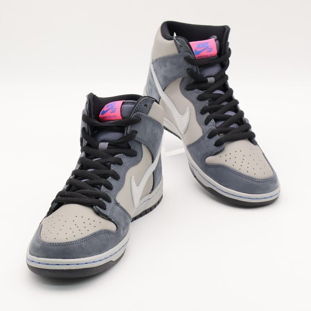 DJ9800-001 Nike SB Dunk High Pro Medium Grey Pink Flint Flamingo Gray Fog