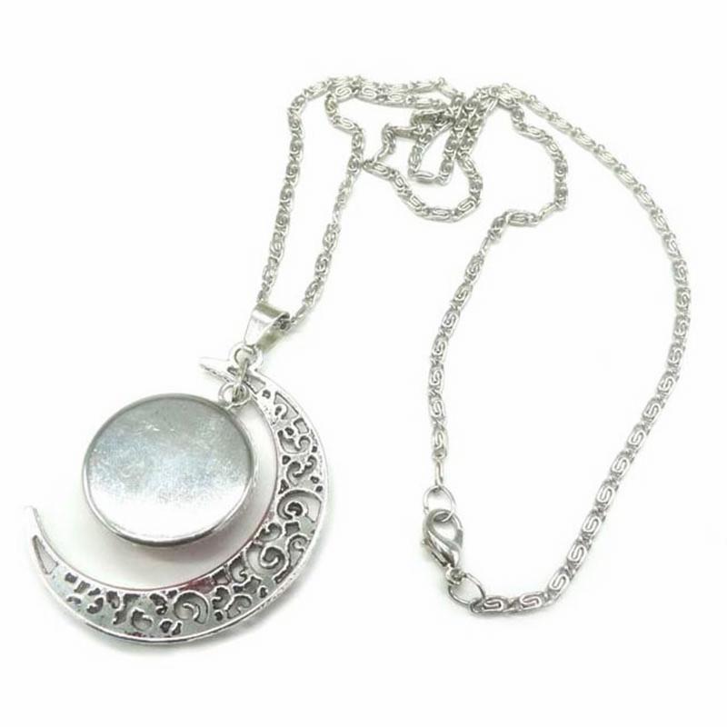 12 Constellation Necklace, Chinese Zodiac, Time Stone, Moon Glass Pendant, Christmas gift, Stocking stuffers, Valentine's Day gift, girlfriend gift