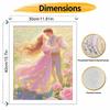 Disney oil painting kit painting art romantic ballroom dance romantic engagement bedroom wall decoration handmade diy gift