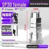 8mm C-Type Quick Connector Set for Pneumatic Tools: Self-Locking Male & Female Coupling for Air Compressor and Hose.